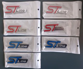 Focus ST Line badges emblems decals stickers