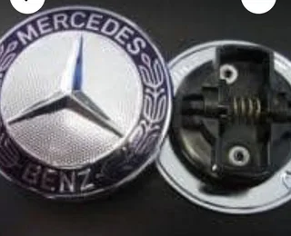 Mercedes 75mm wheel centre caps / emblems
