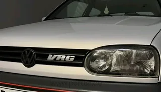 VW Golf Mk3 front grille VR6 badge