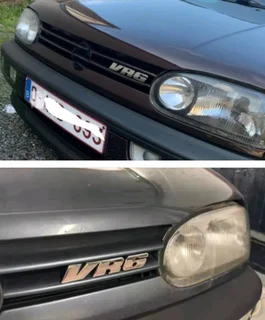 VW Mk3 Golf VR6 front clip on grille badge emblem