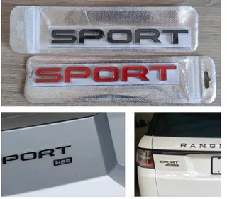 Range Rover Sport back emblems badges
