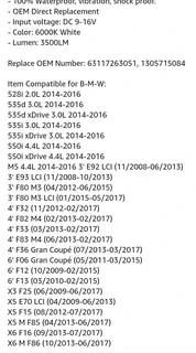 BMW LED DRL module 1305715084