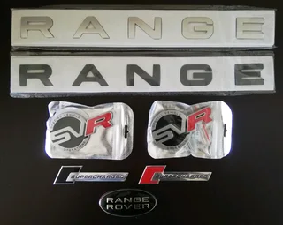 Range Rover SVR front grille &amp; back badges
