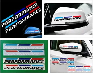 BMW Performance wing mirror stickers decals