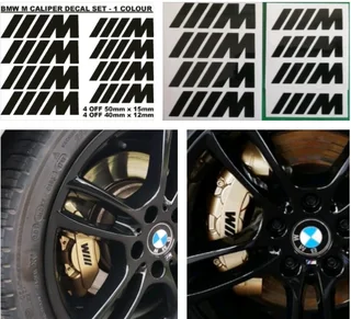 BMW M Caliper stickers decals sets