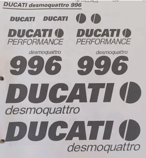 Ducati 996 Desmoquattro stickers decals kits