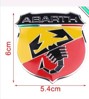 Fiat Arbarth badges emblems wheel centre caps
