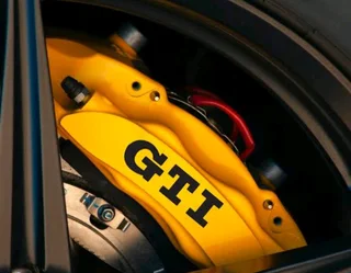 GTI VW brake caliper decals sticker sets