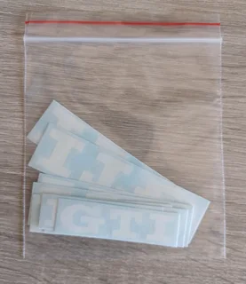 GTI VW brake caliper decals sticker sets
