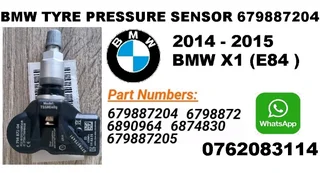 BMW X1 E84 tyre pressure monitor sensors