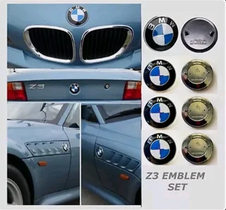 BMW Z3 E36 badges emblems wheel centre caps