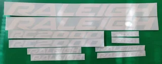 Raleigh bicycle frame stickers decals kits