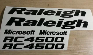 Raleigh bicycle frame stickers decals kits