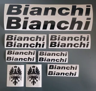 Bianchi bicycle frame stickers decals badges