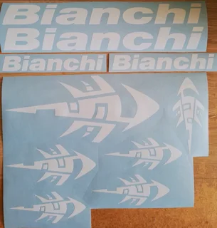 Bianchi bicycle frame stickers decals badges