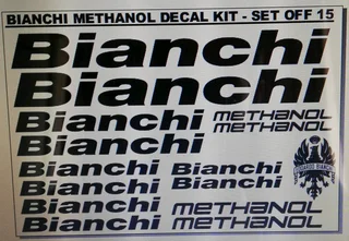 Bianchi bicycle frame stickers decals badges