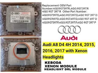 Audi A8 Headlight xenon ballast drl control module