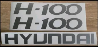 Hyundai H100 stickers decals sets
