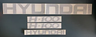 Hyundai H100 decals stickers vinyl graphics kits