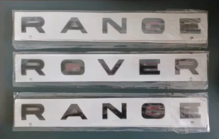 Range Rover Autobiography badges emblems