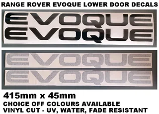 Range Rover Evoque stickers badges emblems