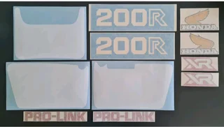 1982 Honda XR 200R stickers decals vinyl graphics kits