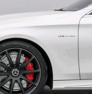 AMG V8 Biturbo side badges emblems