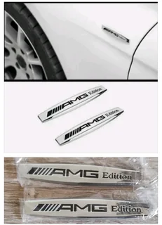 AMG V8 Biturbo side badges emblems