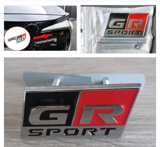 Toyota Gazoo Racing badges emblems stickers wheel caps