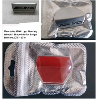 Mercedes AMG steering wheel badges
