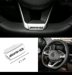 Mercedes AMG steering wheel badges