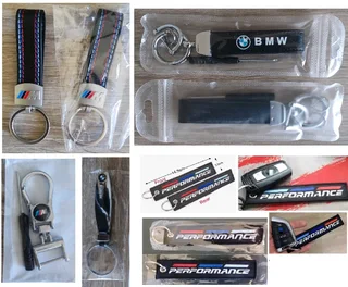 BMW keyrings, key holders, key chains