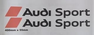 Audi Sport side stickers decals