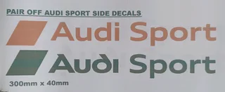 Audi Sport side stickers decals