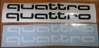 Audi Quattro lower door side stickers decals