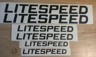 Litespeed bicycle frame stickers decals sets