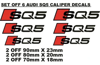 Audi SQ5 & S5 brake caliper decals stickers