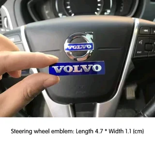 Volvo steering wheel badge sticker