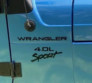 Jeep Wrangler TJ stickers decals