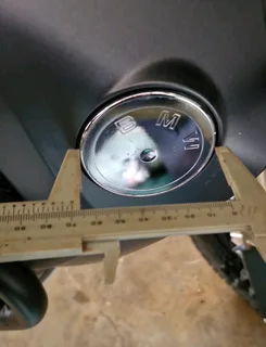 BMW 67mm side replacement logo emblem sticker