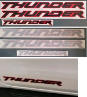 Ford Ranger Thunder side stickers decals vinyl graphics