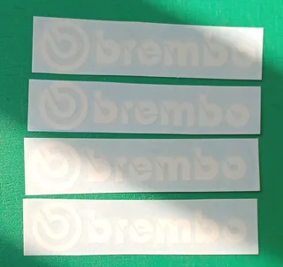 Brembo brake caliper stickers vinyl decals