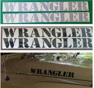 Jeep bonnet side stickers decals for all models