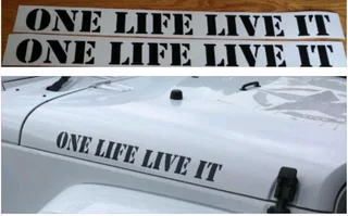 Jeep bonnet side stickers decals for all models