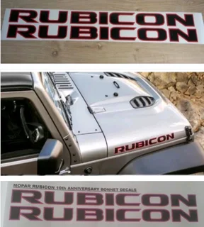 Jeep bonnet side stickers decals for all models