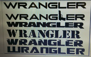 Jeep bonnet side stickers decals for all models