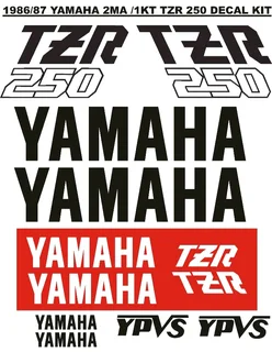 Yamaha TZR stickers decals vinyl graphics kits