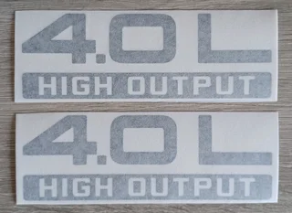 2003 - 06 Jeep TJ 4.0L side stickers decals