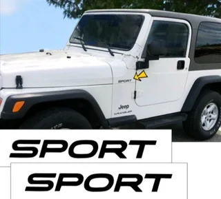 2003 - 06 Jeep TJ 4.0L side stickers decals