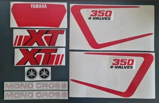 1988 - 91 Yamaha XT 350 stickers decals vinyl graphics kits